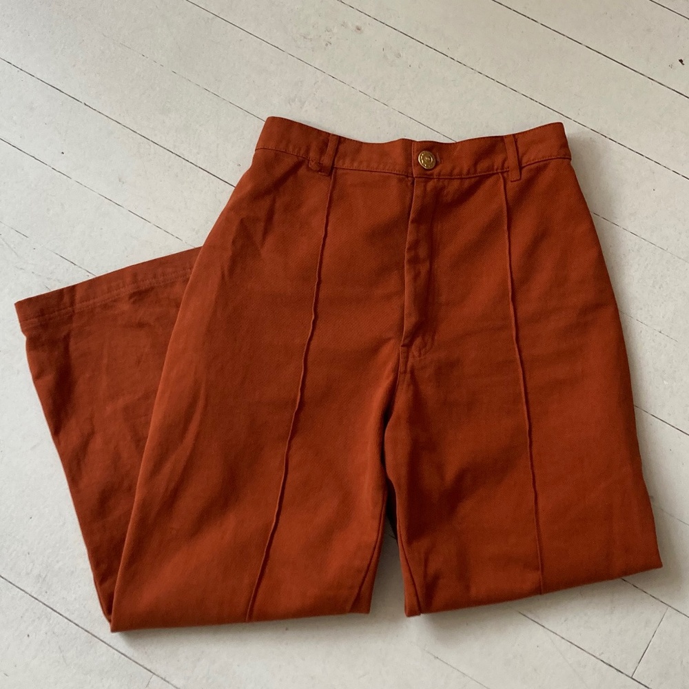 Big Bud Press Western Pant- Burnt Terracotta - Petite Small